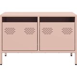 vidaXL TV ormarić ružičasti 68 x 39 x 43,5 cm hladno valjani čelik | shoptok.hr