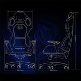 E-blue Gaming stolica Auroza s rasvjetom, crno-crvena | shoptok.hr