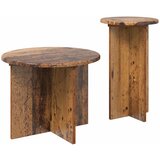  Set pomoćnih stolića 2 pcs Staro drvo Konstruirano drvo | shoptok.hr