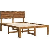  Krevetni okvir s uzglavljem ROSTOCK Prirodna 160 x 200 cm | shoptok.hr