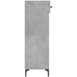 Ormarić Omarica za čevlje betonsko siva 30x35x105 cm inženirski les, (20796094) | Shoptok.si