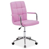  Uredska stolica Q-022 - eko koža - roza | shoptok.hr