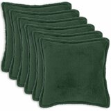  Presvlaka za jastuk 6 pcs HOUTEN Tamnozelena 70 x 70 cm Bouclé | shoptok.hr
