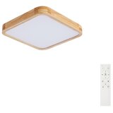Brilagi LED prigušiva svjetiljka WOODLINE SQUARE LED/48W/230V hrast 40x40 cm + daljinski upravljač | Eponuda.com