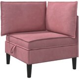 SOFA s pohranom Ružičasta Baršun | shoptok.hr