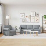 SOFA 2 pcs Svijetlo siva Metal | shoptok.hr