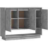  Komoda siva boja betona 97x31x75 cm od konstruiranog drva | shoptok.hr