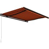  Tenda na ručno uvlačenje 450 x 300 cm narančasto-smeđa | shoptok.hr