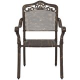  3-delni vrtni bistro set iz bronastega lita aluminija, (22015565) | Shoptok.si