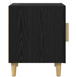  Noćni ormar 2 pcs Crni hrast 40 x 40 x 50 cm Konstruirano drvo | Eponuda.ba