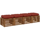  Jastučići za sjedenje VIANEN 4 kom. 100% poliester Crvena | shoptok.hr