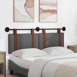  Držeće uzglavlje Zidne Tamno siva 130 x 55 x 5 cm Antikni PU | Eponuda.com