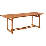 vidaXL vrtni blagovaonski stol 220 x 90 x 75 cm masivno bagremovo drvo Cijene