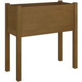 Maison Chic Vrtno cvetlično korito - Cvetlični Lonec medeno rjavo 70x31x70 cm trdna borovina, (21788852) Cene