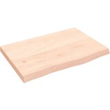 Stolna ploča 60 x 40 x 4 cm od netretirane masivne hrastovine | shoptok.hr