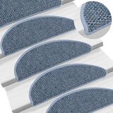  Samoljepljivi otirači za stepenice 15 kom 56x17x3 cm plavi | shoptok.hr