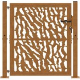  Vrtna vrata 100x100 cm Otporna na vremenske uvjete Čelik s Trakom Dizajn | shoptok.hr