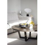 Rowico Temno rjava okrogla mizica v hrastovem dekorju ø 110 cm Boxford – | Shoptok.si
