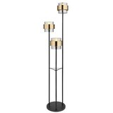 Globo Stajaća svjetiljka Milley (60 W, Visina: 167 cm, Crna, Mjedena, E27) | shoptok.hr