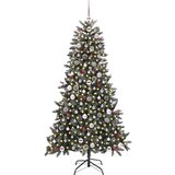 vidaXL Umestno božično drevo med 300 LED Zelena 99 x 99 x 180 cm | Shoptok.si