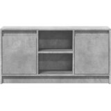  TV ormarić s LED svjetlima boja betona 100x34x50 cm drveni Siva | shoptok.hr
