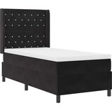  Krevet s opruga kutije s madracem Crna 90 x 190 cm Baršun | shoptok.hr