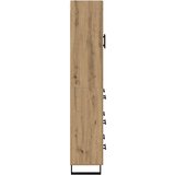  Visok predalnik Umetni hrast 69,5 x 34 x 180 cm Konstruiran les, (5000107848) | Shoptok.si