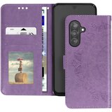AVIZAR mandala flower case za samsung galaxy A26 wallet z vrvico, vijolična, (5000014359) | Shoptok.si