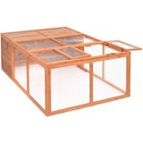 vidaXL Vrtna kletka za živali 150x100x50 cm les jelke | Shoptok.si