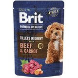 Brit Premium by Nature fileti u sosu za pse, govedina sa šargarepom Cene