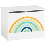 SoBuy knjižna omara za otroke v beli barvi v skandinavskem slogu, (20815191) | Shoptok.si
