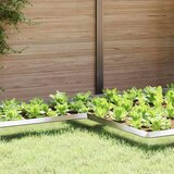 vidaXL Ograda protiv puževa 4 pcs Srebrno 10 x 10 x 25 cm Cijene