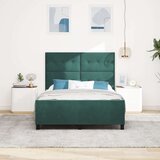  Tamnozeljeni Baršunasti Krevet 140x190 cm | shoptok.hr