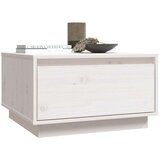  Klubska mizica bela 55x56x32 cm trdna borovina, (20778075) | Shoptok.si