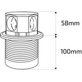 solight PP100-B − Stub sa utičnicama za stolnu ploču 4x230V | Eponuda.com