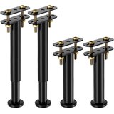PENBINMALL 4x nastavljive podporne noge za posteljo 15–25 cm | Shoptok.si