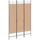  3-panelni pregradni zid Bež 120 x 180 cm Tkanina | Eponuda.ba