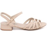 GOODIN Beige sandals with leather insole | Shoptok.si
