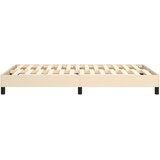  Okvir za krevet s oprugom krem 120 x 200 cm od tkanine | shoptok.hr