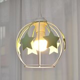  Dečiji luster na sajli STARS 1xE27/15W/230V zelena/bela | Eponuda.com