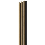 Stegu LINEA SLIM 3 PANEL HRAST/CRNO 265X15X3 CM Cene