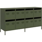 Maison Chic Komoda - Predalnik olivno zelena 135x39x73,5 cm hladno valjano jeklo, (21718688) Cene