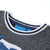  Dječja topla majica modra prošarana 128 | shoptok.hr