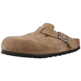 Birkenstock Boston Suede Leather Narrow - Dark Tea Tonal Smeđa Cijene