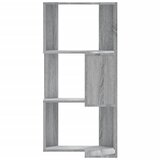  Kutni regal z knjige 3 razine artisian hrast 50x50x102cm drveni | shoptok.hr