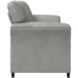 SOFA za 3 osobe Svjetlosiva 198 x 83 x 95 cm Baršun | shoptok.hr