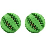 INF Set 2 žvečljivih gumijastih kroglic za pse, premer 7cm Green, (5000215054) | Shoptok.si
