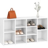  Klupa za cipele bijela 103 x 30 x 55 cm od konstruiranog drva | shoptok.hr