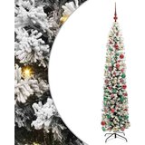 vidaXL Umestno božično drevo Zelena 210 cm PVC in Jeklo in Plastika | Shoptok.si