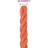  Radno uže narančasti 12 mm 25 m od polipropilena | shoptok.hr